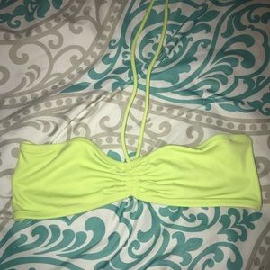 Bandeau style bikini top